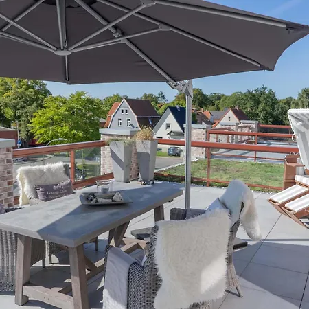 Inselblume 47 - Luxus In Burg, Mit Dachterrasse 펜션